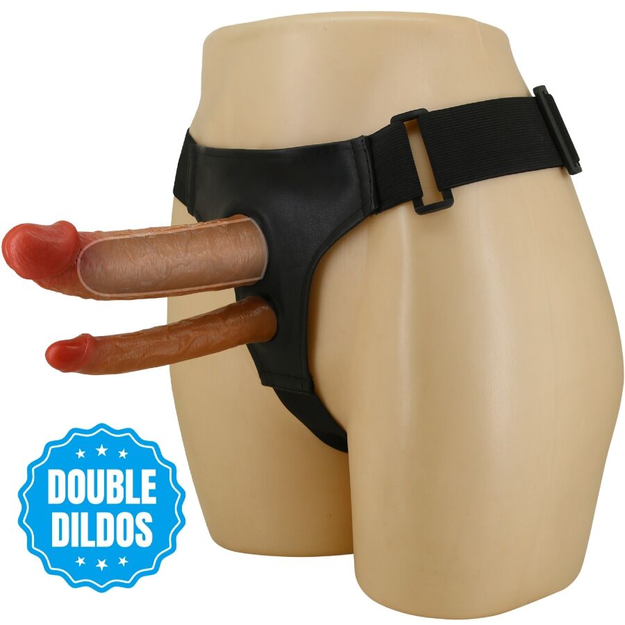 PRETTY LOVE Keaven Harness Briefs för dubbel dildo
