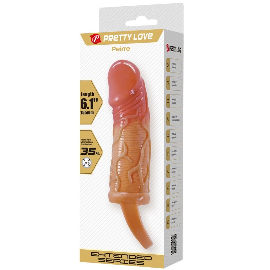 PRETTY LOVE Peirre Penis Sleeve 10 cm