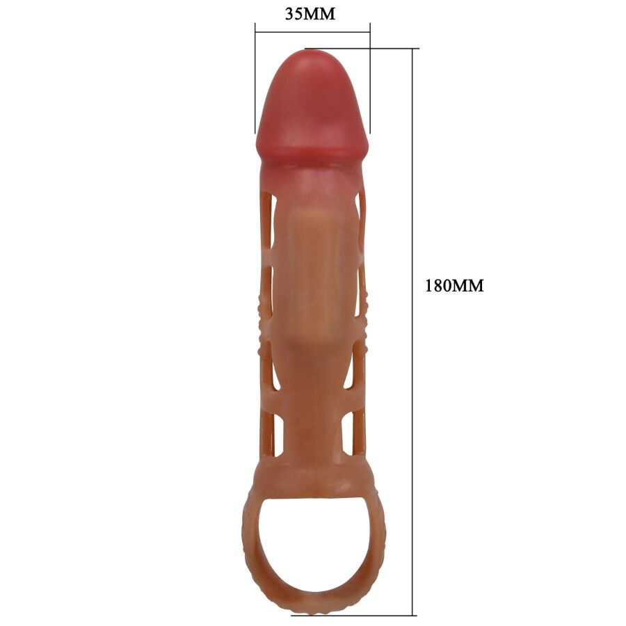 PRETTY LOVE Preston vibrerande penisfodral 18 cm