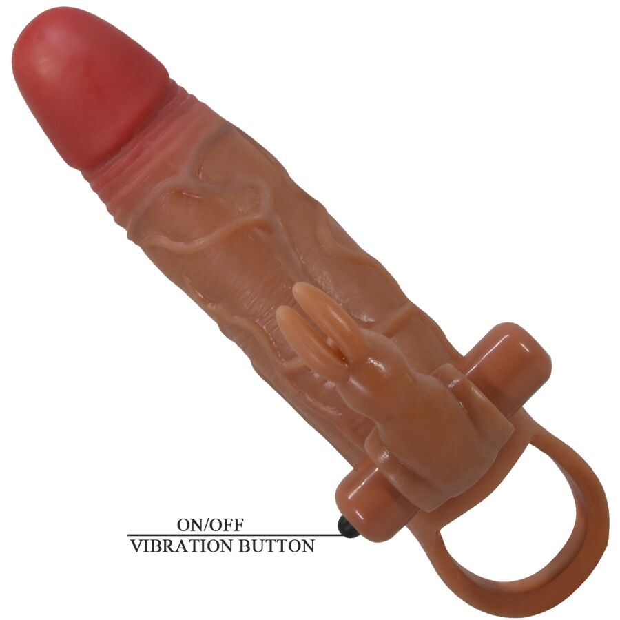 PRETTY LOVE OSMAR penis sleeve med klitorisstimulator