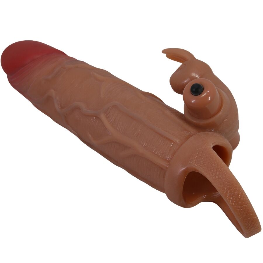 PRETTY LOVE OSMAR penis sleeve med klitorisstimulator