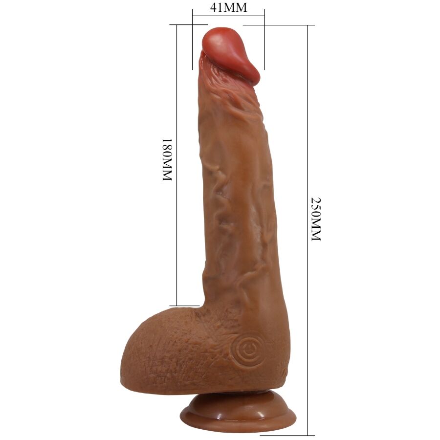 BAILE Beautiful Wilks realistisk vibrator 25 cm