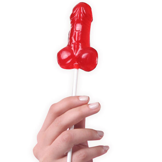 Jordgubbs-lollipop i penisform från SECRETPLAY