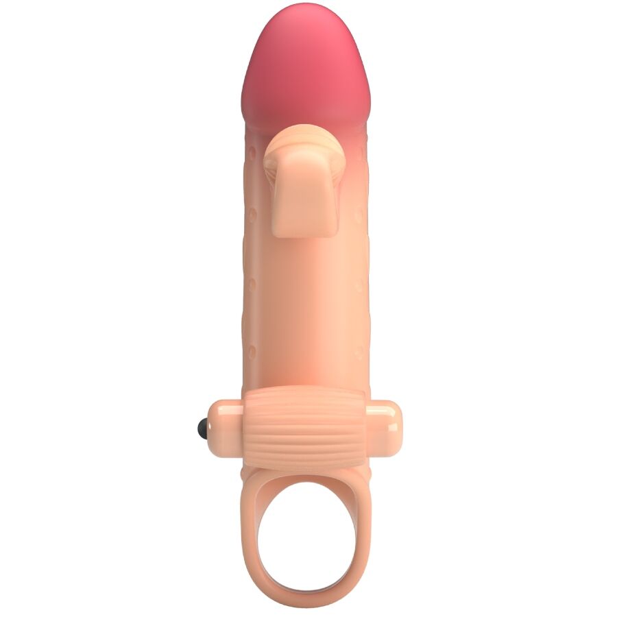 ROMANCE MC64 vibrerande penis sleeve i naturlig färg