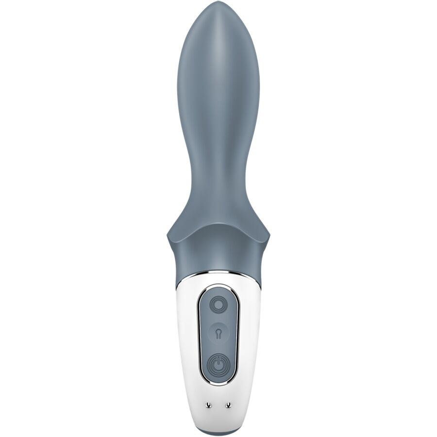 SATISFYER - AIR PUMP BOOTY 1 ANAL INFLATABLE VIBRATOR GRÅ