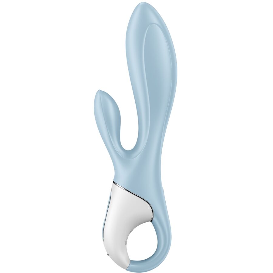 Uppblåsbar kaninvibrator Air Pump Bunny 1 i blå färg