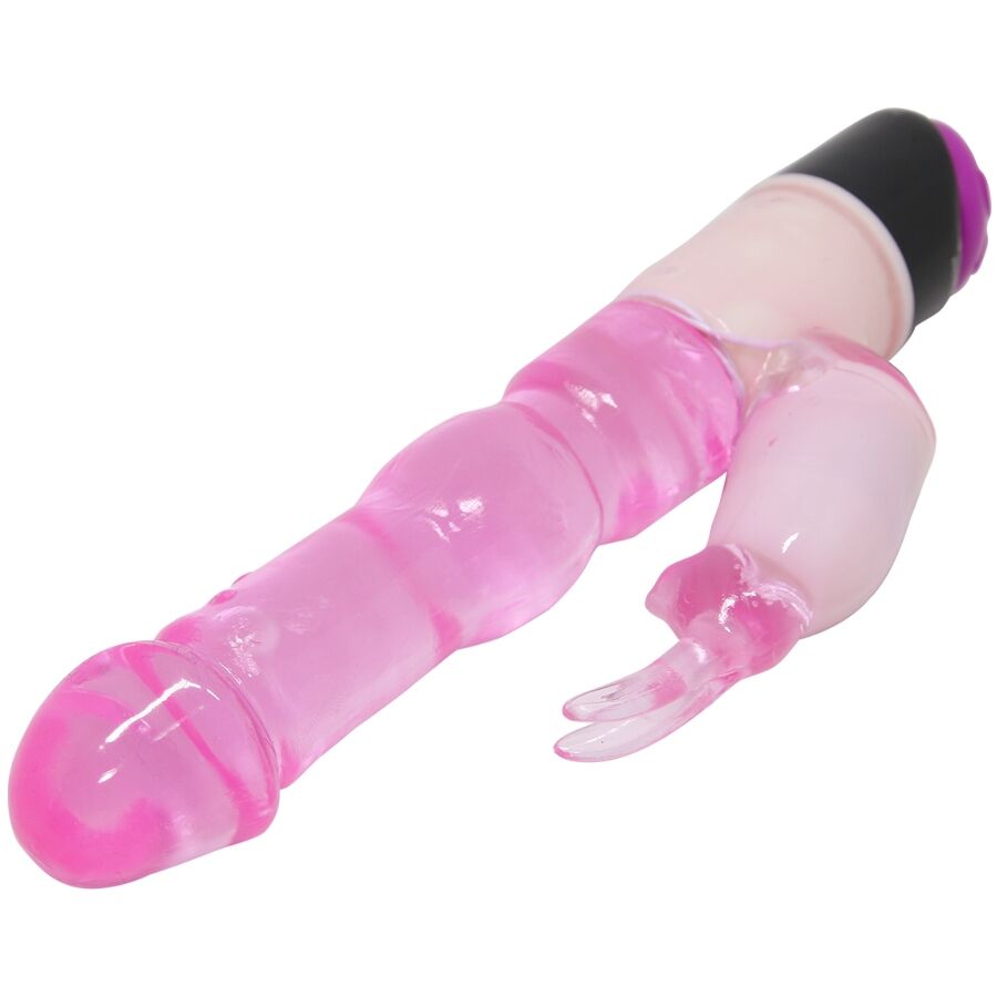 BAILE - WAVES OF PLEASURE FANTASY VIBRATOR MED RABBIT 23 CM
