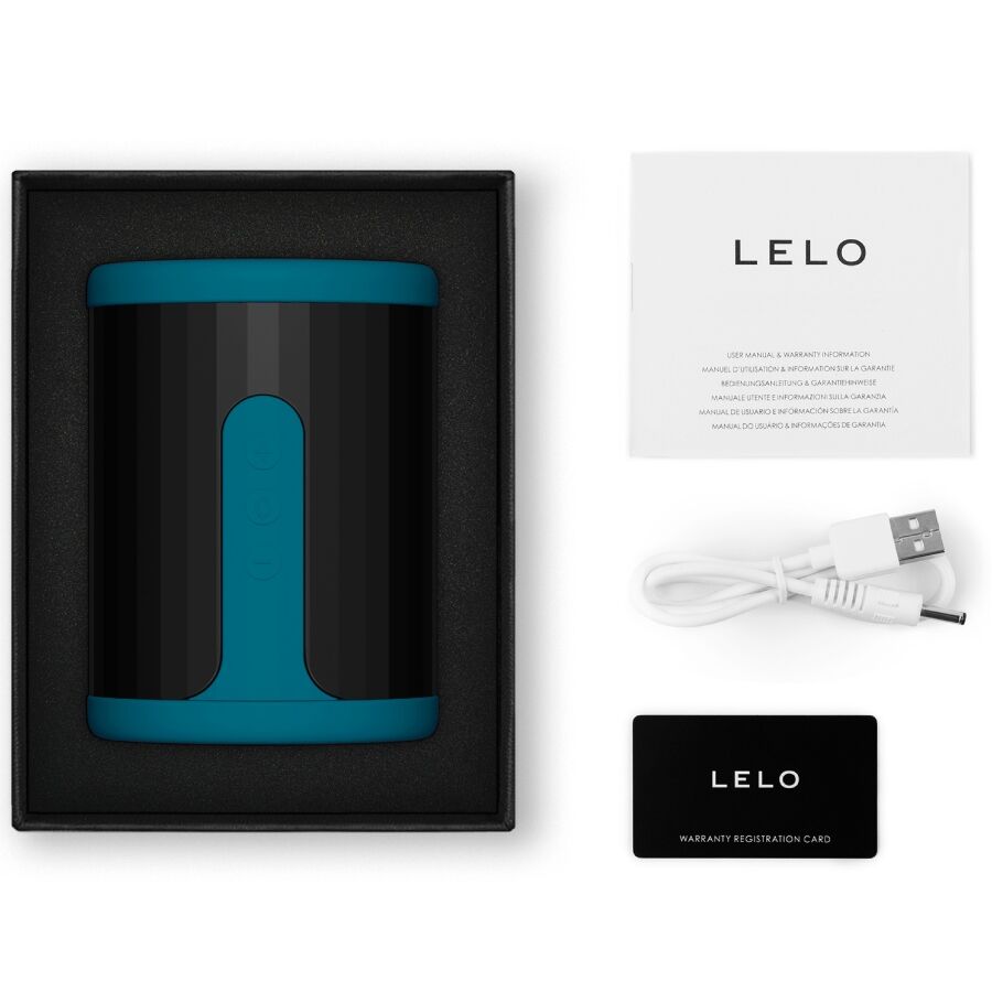 LELO F2S™ Teal manlig masturbator blå