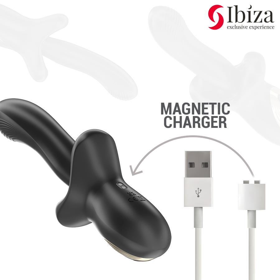 IBIZA kraftfull vibrator med thrusting och biting-effekt