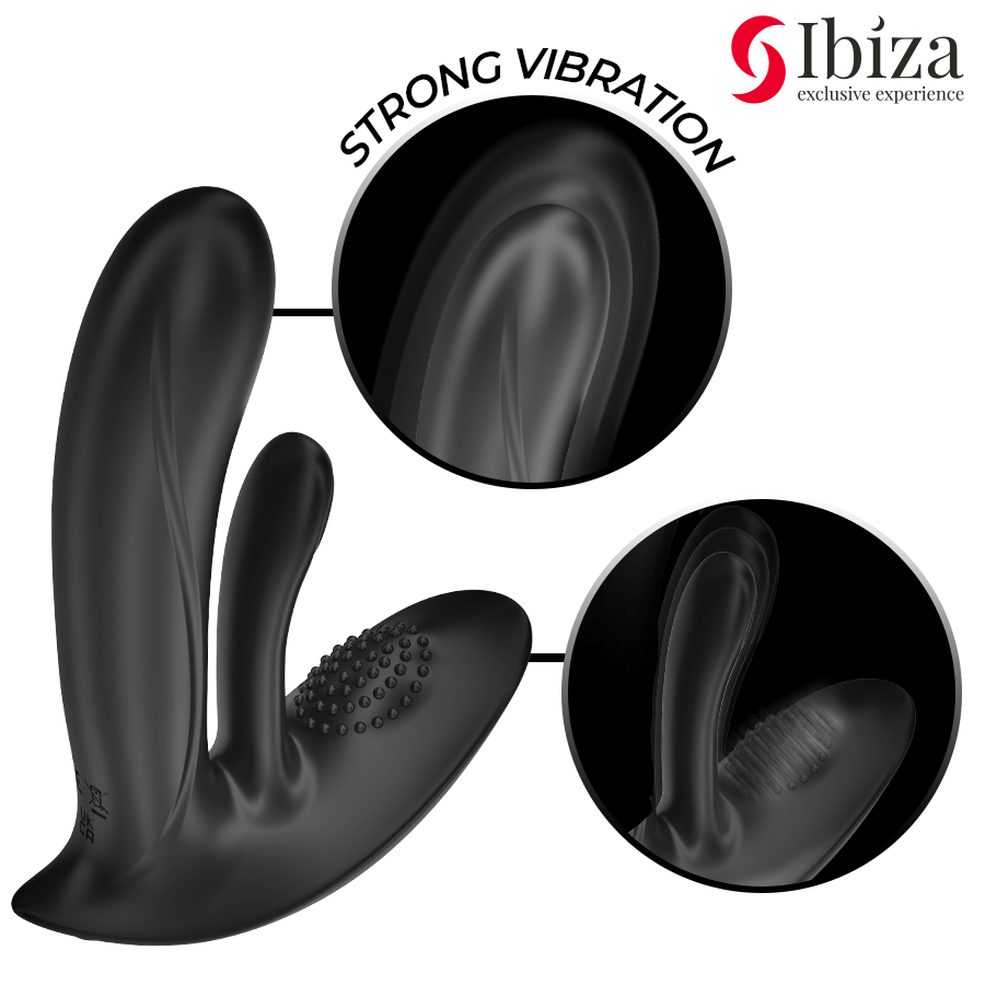 IBIZA - Bärbar vibrator med G-punkt och klitorisstimulering