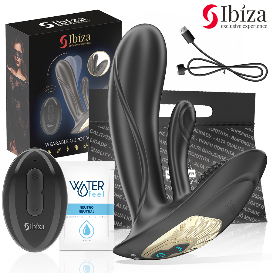 IBIZA - Bärbar vibrator med G-punkt och klitorisstimulering
