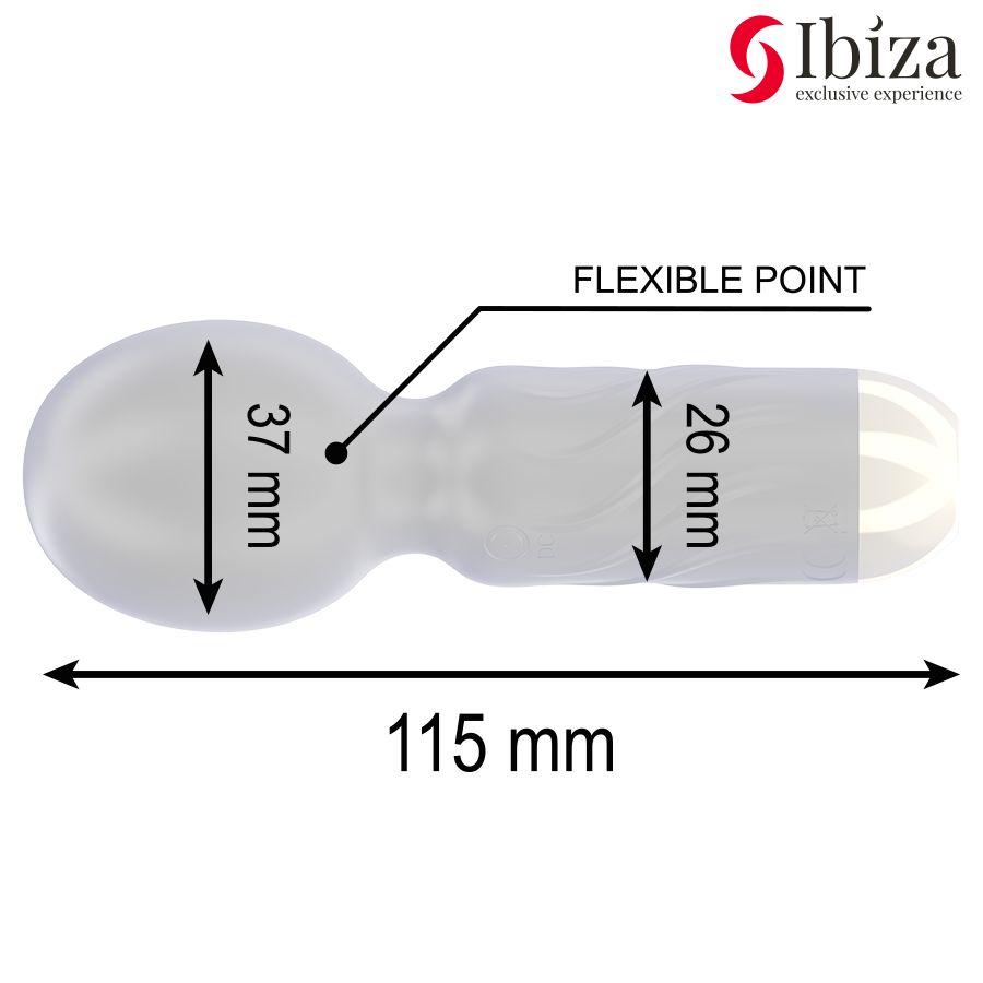 IBIZA Pocket Wand Vibrator