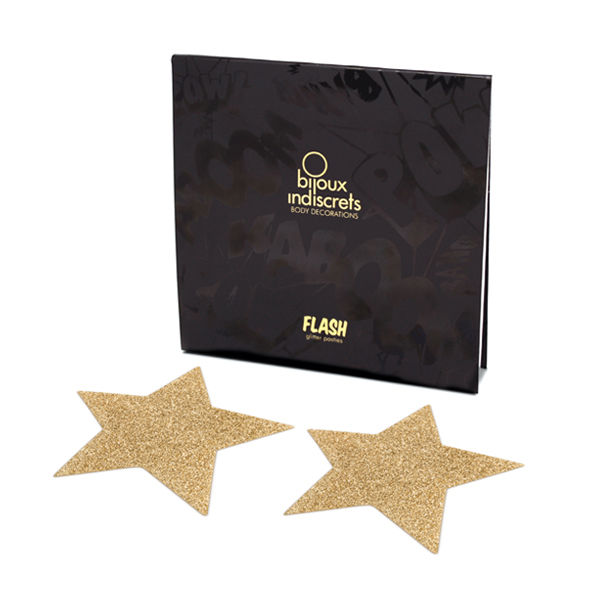 BIJOUX FLASH Golden Star Nipple Covers