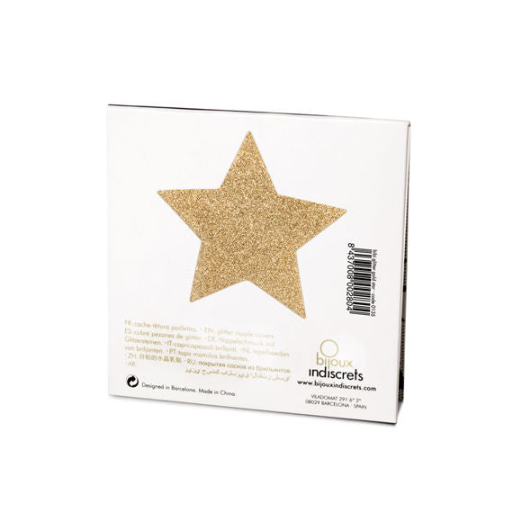 BIJOUX FLASH Golden Star Nipple Covers