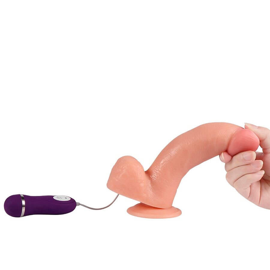 SHEQU Apolo vibrator dildo med fjärrkontroll 24,5 cm