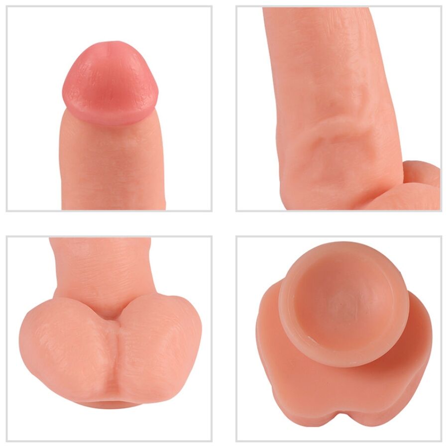 SHEQU - Röd Örn Vibrator Dildo med Fjärrkontroll 17 cm