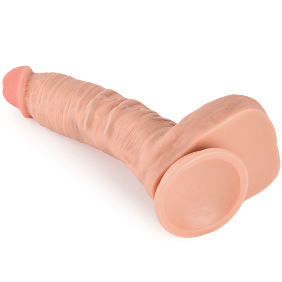 XISE realistisk dubbel densitet dildo 16,5 cm