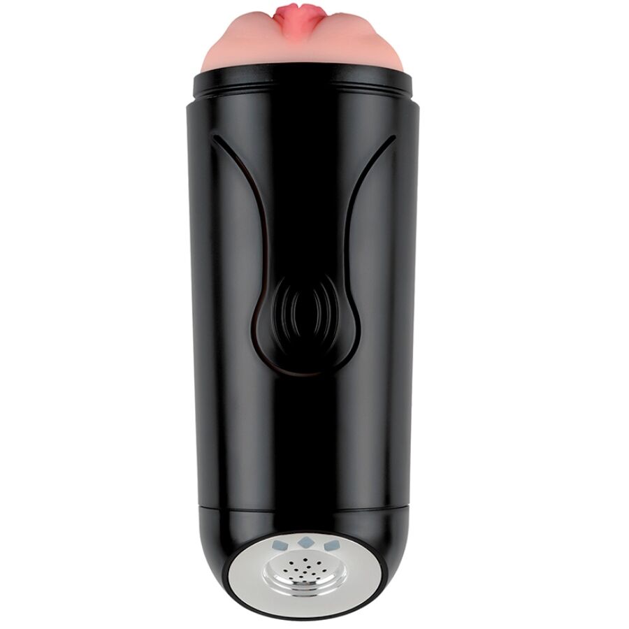 SHEQU vaginaformad handhållna masturbator med vibration