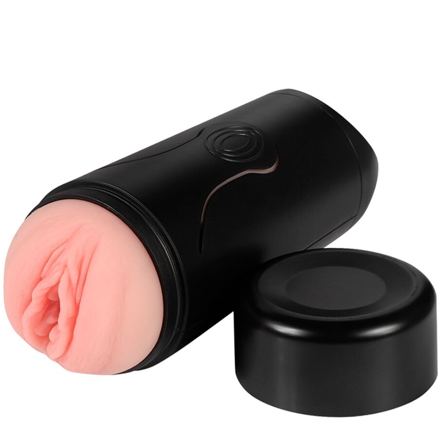 SHEQU vaginaformad handhållna masturbator med vibration