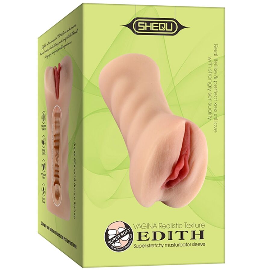 SHEQU vaginaformad handhållna masturbator