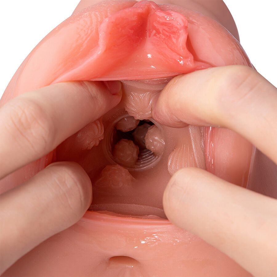 SHEQU vibrerande vagina-formad masturbator