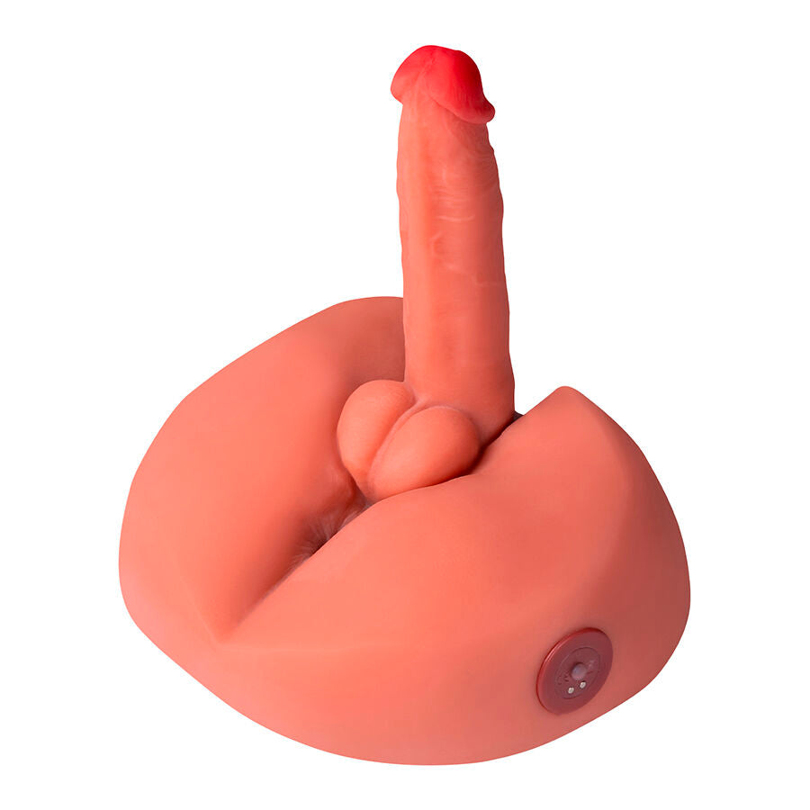 XISE realistisk dildo masturbator med vibration 25 cm