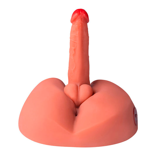 XISE realistisk dildo masturbator med vibration 25 cm