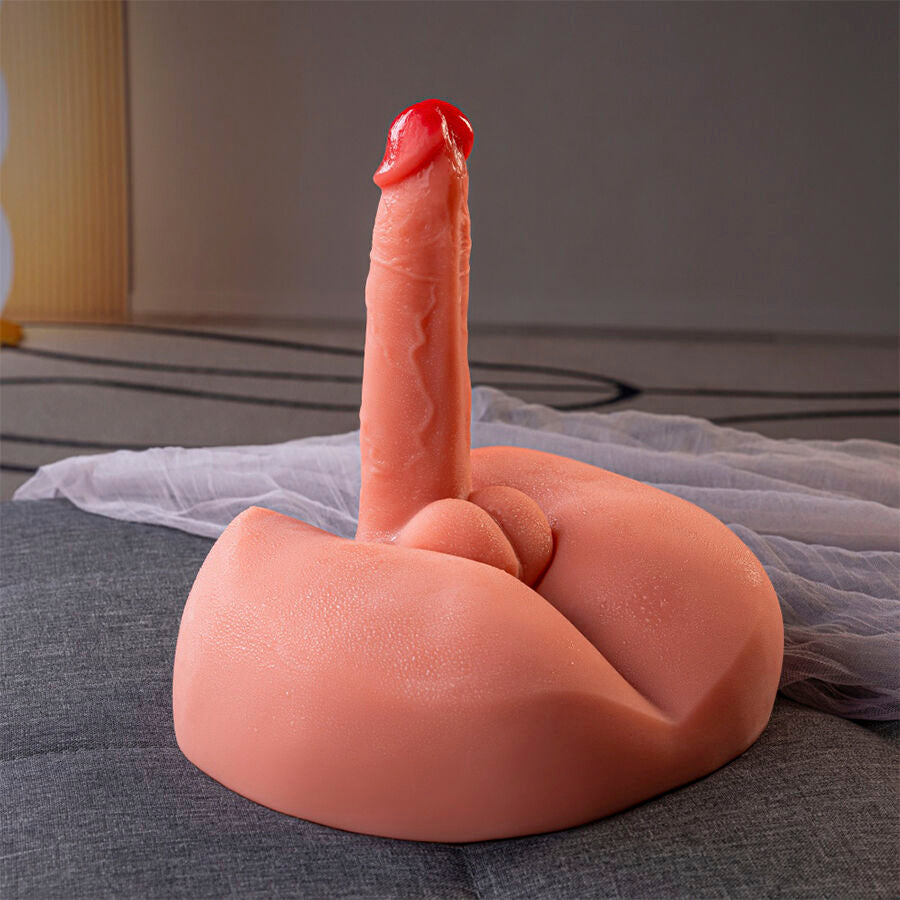 XISE realistisk dildo masturbator med vibration 25 cm