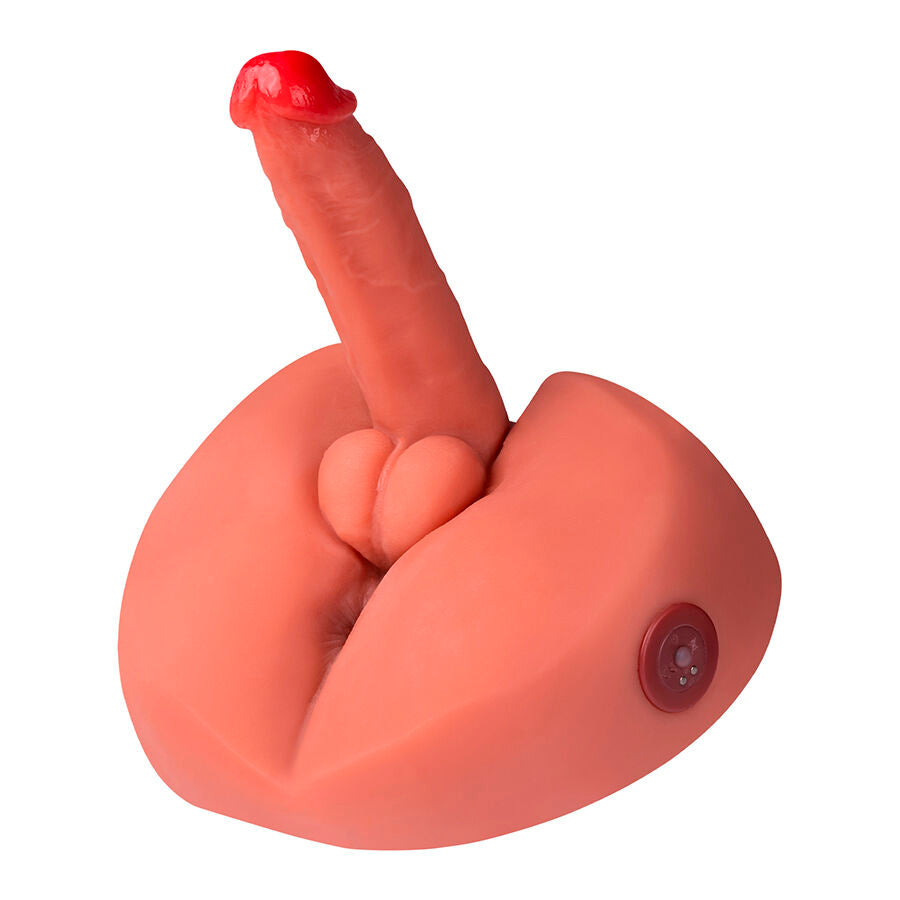 XISE realistisk dildo masturbator med vibration 25 cm