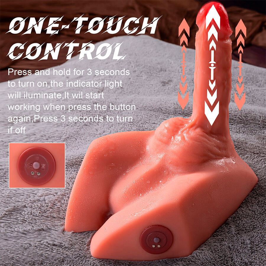 XISE Michael realistisk dildo och anus masturbator 15 cm