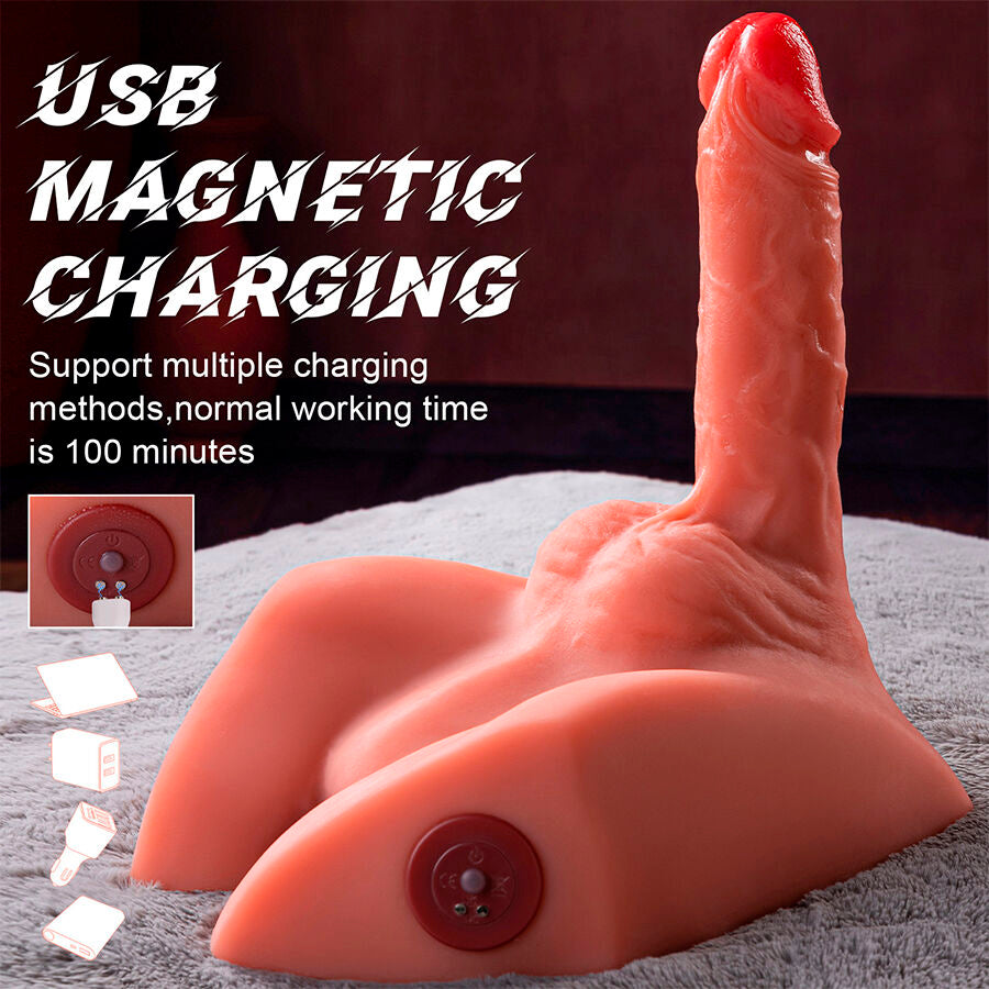 XISE Michael realistisk dildo och anus masturbator 15 cm