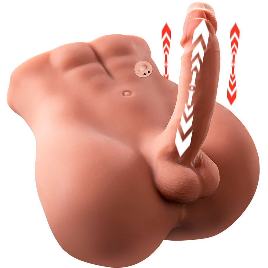 XISE Realistisk Dildo och Anus Masturbator 18 cm