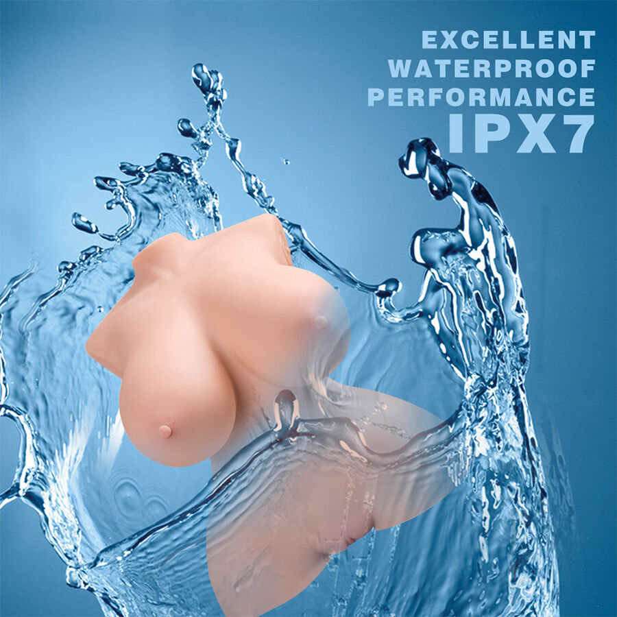 XISE realistisk torso med vibration och tryckande funktion 40 cm