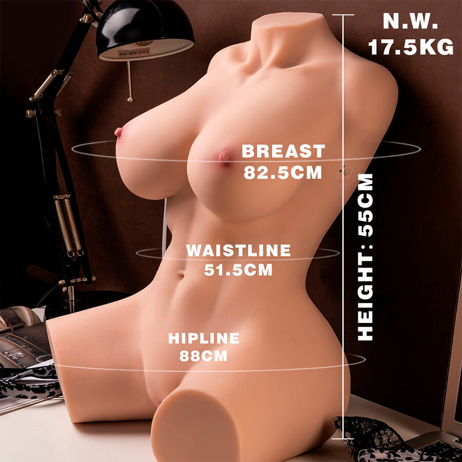 XISE Muriel kvinnlig realistisk torso med rörelse 55 cm