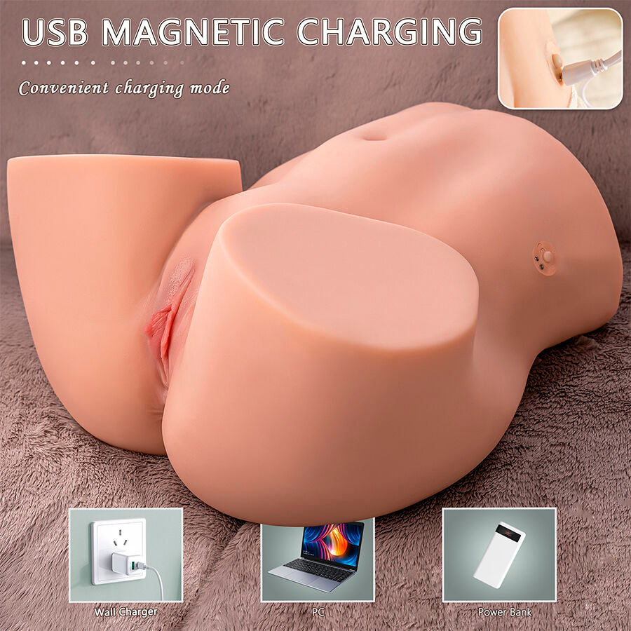 XISE Ethel realistisk vagina masturbator med vibration