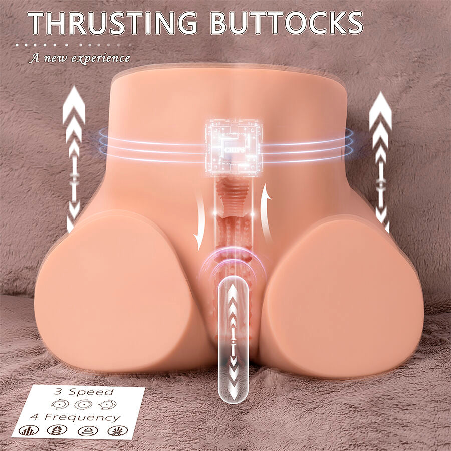 XISE Ethel realistisk vagina masturbator med vibration