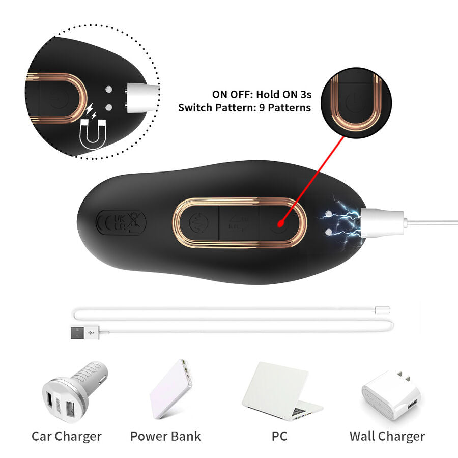 ARMONY - Anal Prostate Vibrator med Fjärrkontroll Svart