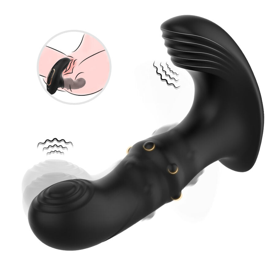 ARMONY - Anal Prostate Vibrator med Fjärrkontroll Svart