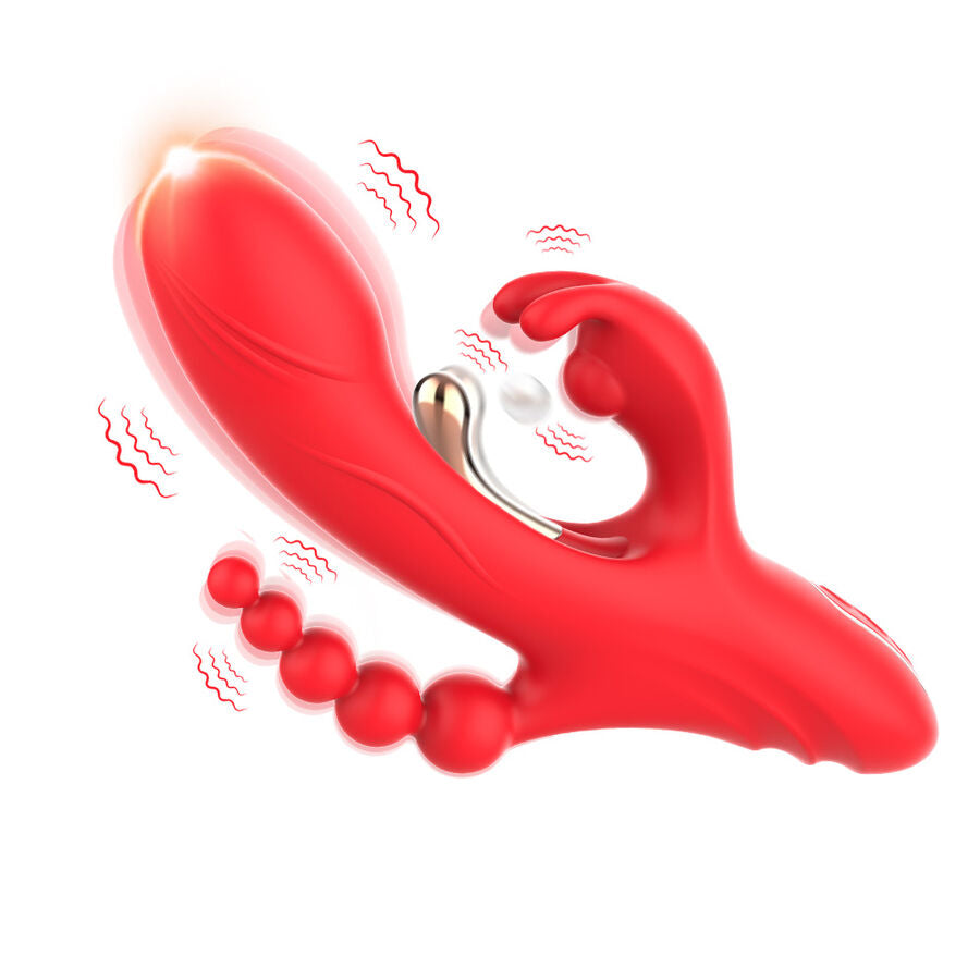 ARMONY - G-SPOT OCH KLITORIS STIMULATOR VIBRATOR RÖD