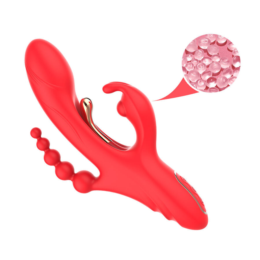 ARMONY - G-SPOT OCH KLITORIS STIMULATOR VIBRATOR RÖD