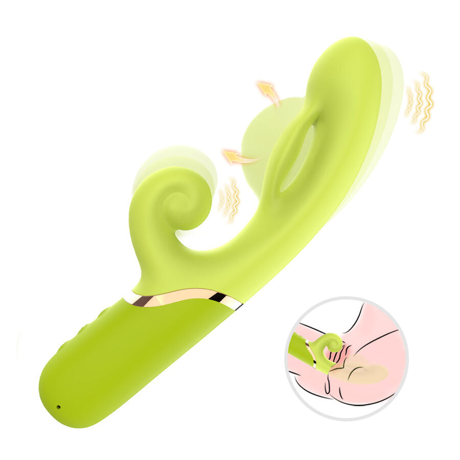 Armony Inflatable A-Spot Stimulator Vibrator i grön färg