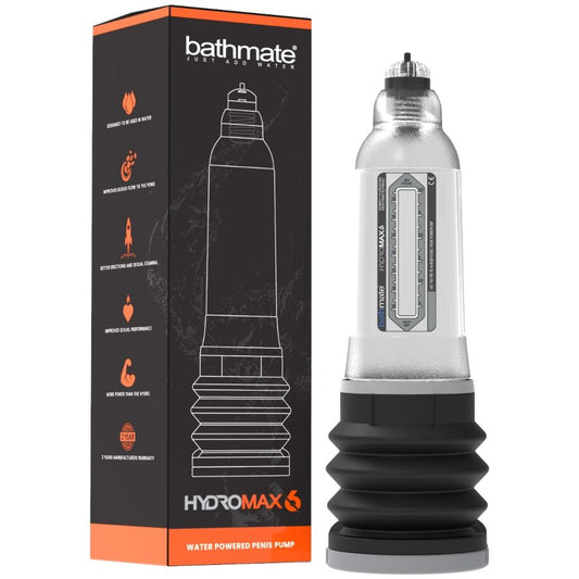 BATHMATE Hydromax 6 Clear för penisförstoring