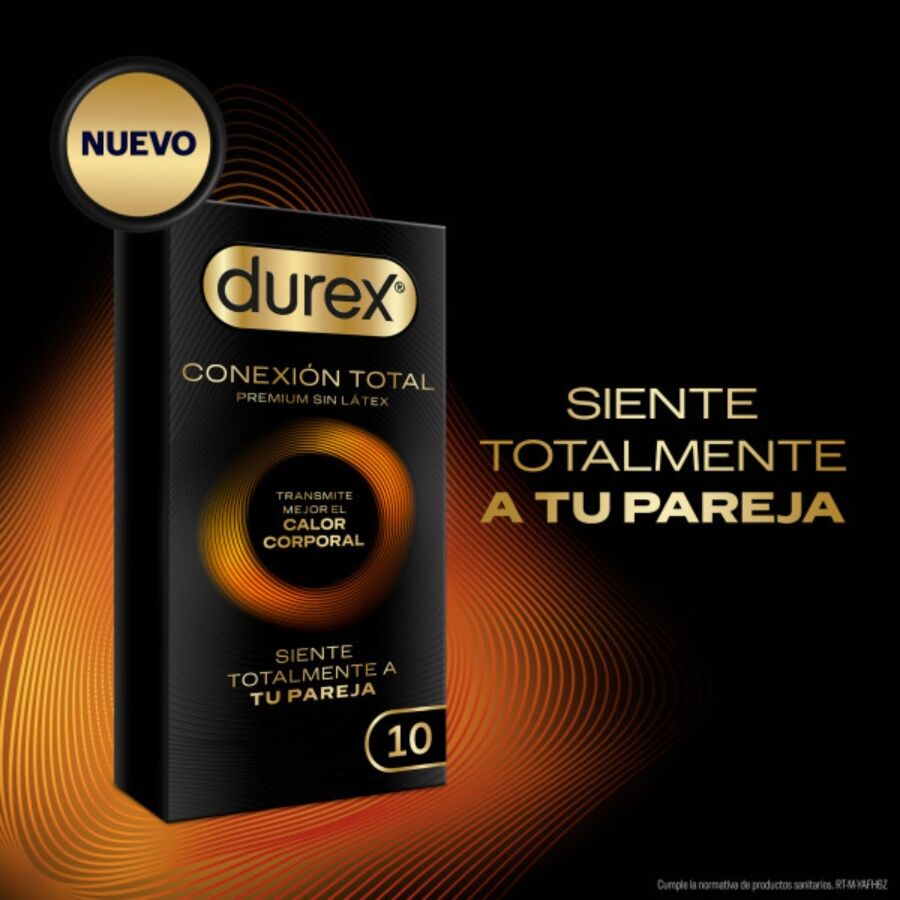Durex Total Connection Ultra Fin Plus Latexfri kondomer 10 enheter