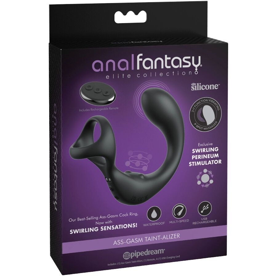 ANAL FANTASY ELITE COLLECTION - VIBRERANDE ANAL MASSAGER MED FJÄRRKONTROLL