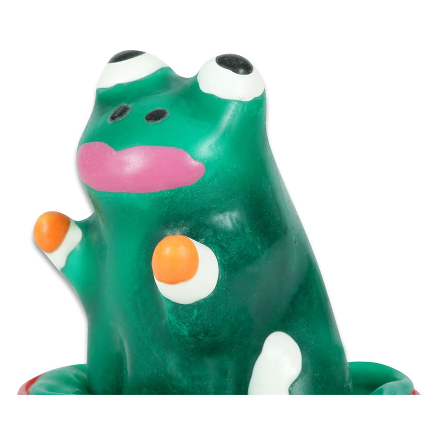 Handmålade novelty kondomer med grodmotiv