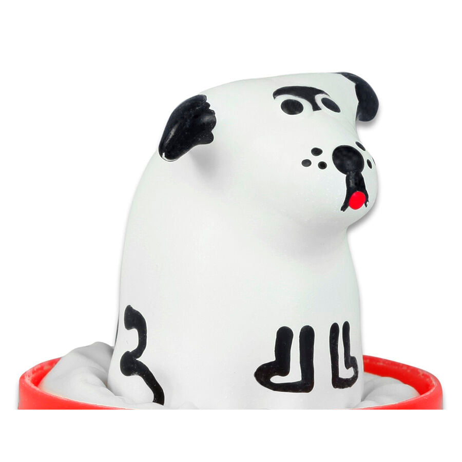 Handmålad novitetskondom med Dalmatisk hund-design