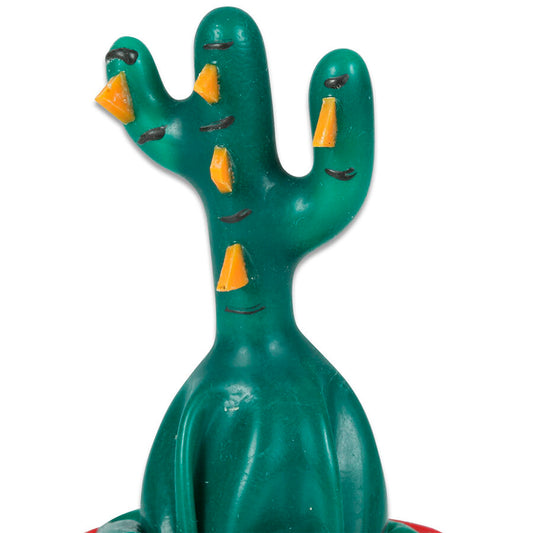 Handmålade novelty kondomer med kaktusmotiv