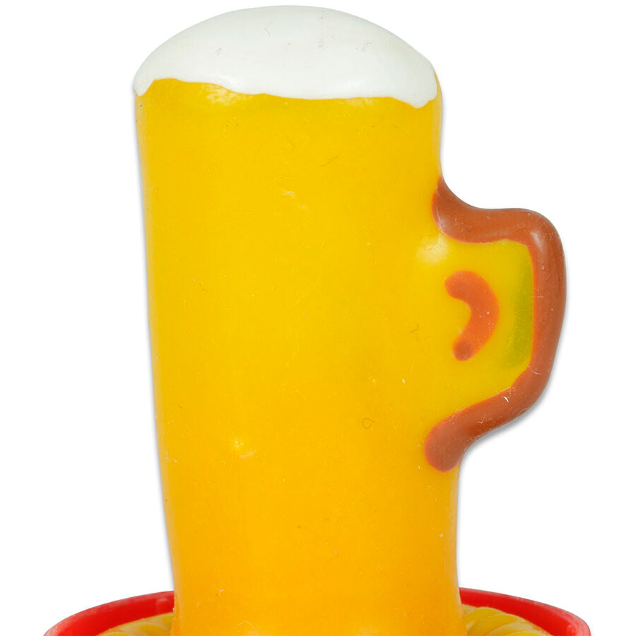 Handmålade novelty kondomer med ölglas design