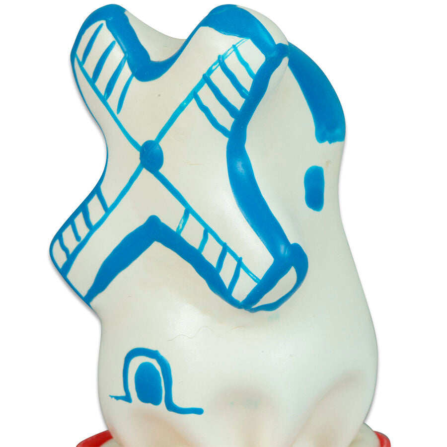 Handmålade novelty kondomer med vindmölle design