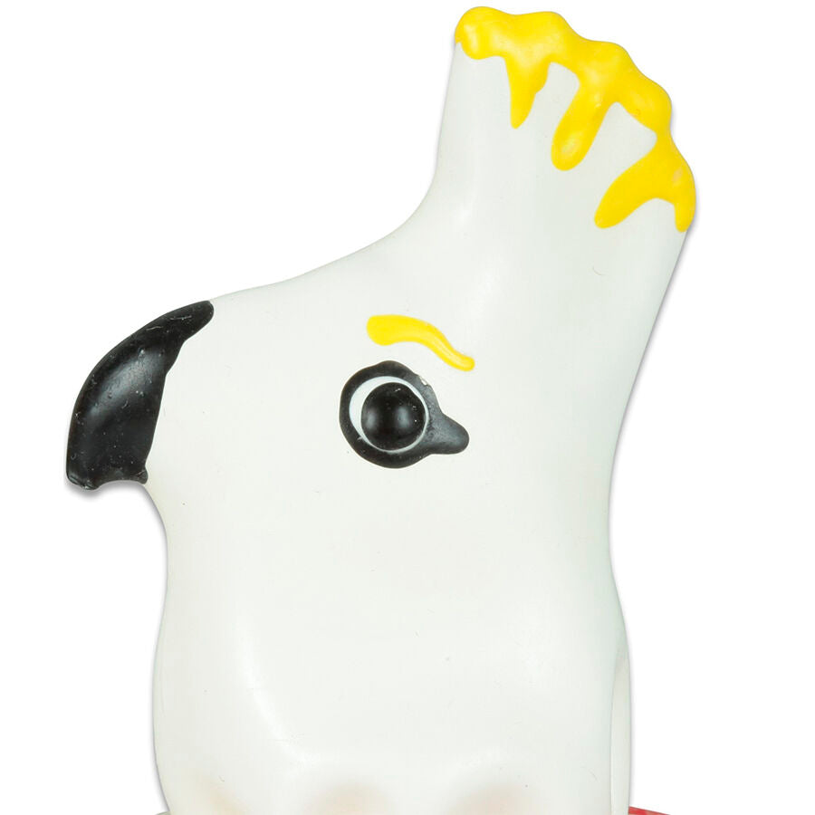 Handmålade novelty kondomer med papegoja design